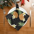 thumbnail image 2 of GZHJMY Pineapples Pattern Napkins Table Decorations Napkin Set for Gift Giving, Dining, Parties 20 x 20in, 2 of 7