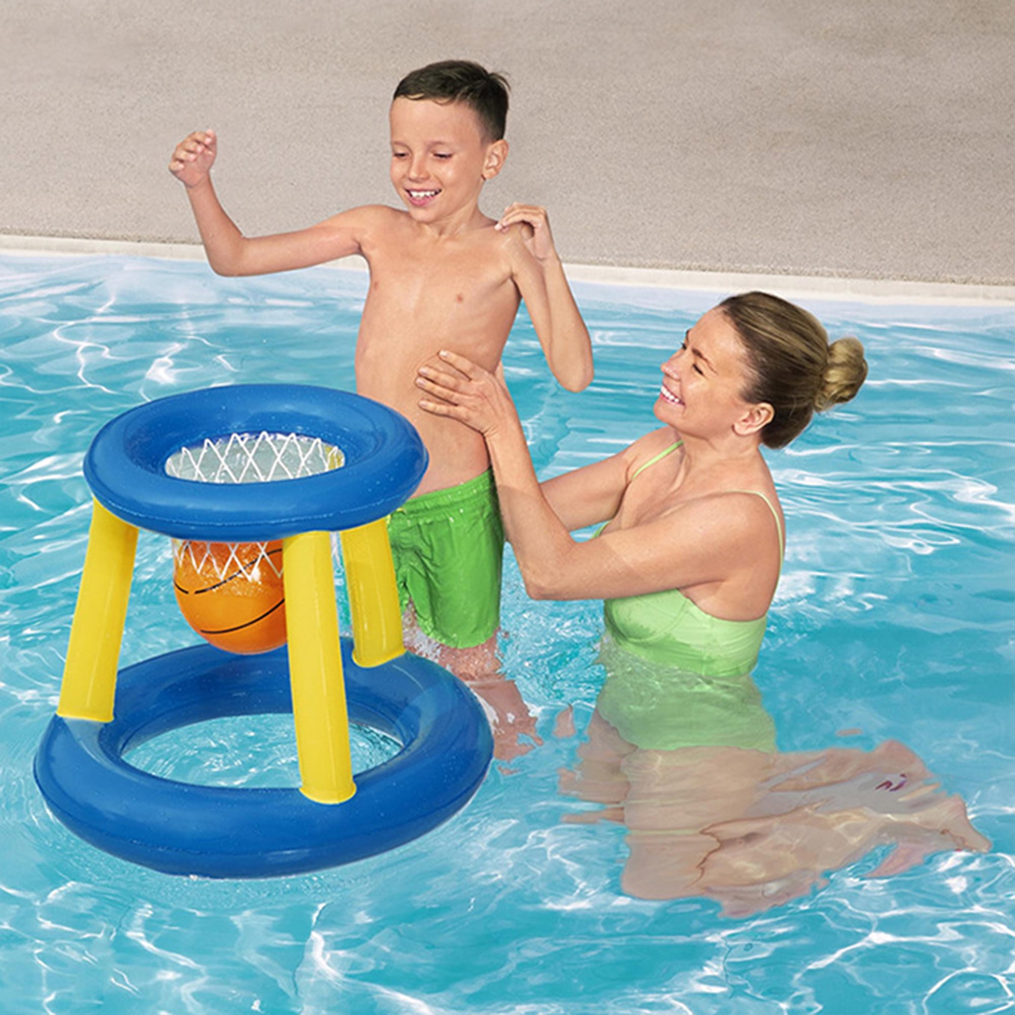 blow up basketball hoop for pool