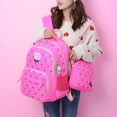 thumbnail image 4 of Jumpingount con estampado de para estudiantes, de moda para niños de primaria, libro de calidad, adolescentes, niñas, Mochilas Rosa roja, 4 of 6