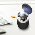 thumbnail image 7 of Aiteng Car Ashtray with Detachable Lid and LED Light, Portable Ashtray for Vehicles, Black, 7 of 7