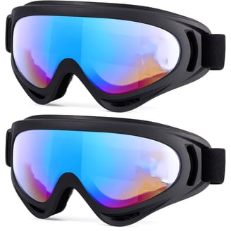 Trespass Vickers – Lunettes De Ski Pour Adulte – Double Verre Miroir Anti-buée, Protection UV, Sangle Réglable