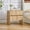 2 Drawer Oak, variant on LEFHDA 2 Drawer Fluted Nightstand, Wood Fluted Bedside Table for Bedroom, Mid-Century Modern End Tables(Walnut)