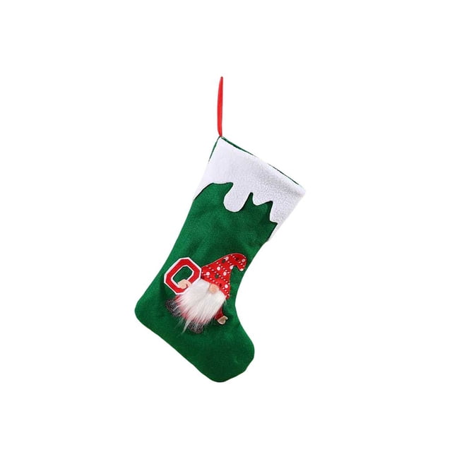 Naiovety Soporte de regalo Contenedor de dulces multipropósito Calcetines de Navidad Patrón de ciervos Decoraciones para festivales Tipo 2