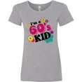 thumbnail image 3 of Inktastic I'm a 60's Kid 1960's Style Colorful Flowers Women's T-Shirt, 3 of 5