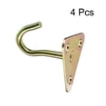 thumbnail image 3 of Uxcell Ceiling Hooks, Triangle Base Screw Top Mount Overhead Hooks, 4 Pack, 3 of 6