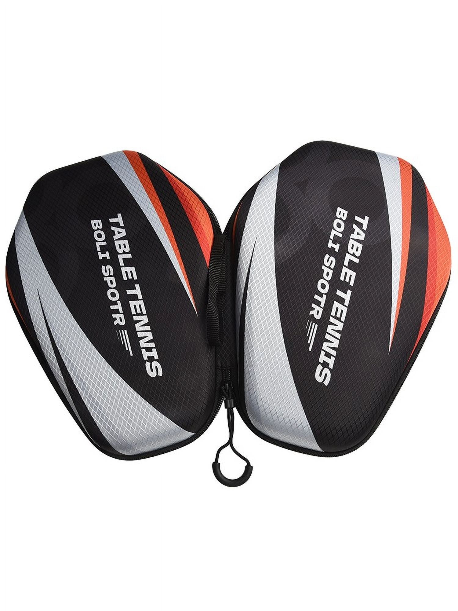 Hot Sale Table Tennis Racket Bag EVA Hard Shell Waterproof Dustproof Table Tennis Paddle Box Case Storage Bag With Hand Strap PB005-C model