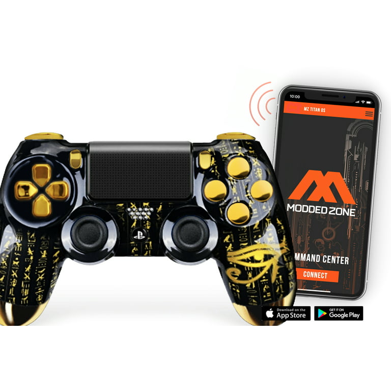All-Seeing Eye PS4 Smart Rapid Fire Modded Controller Mods for FPS All Shooter Games Warzone & More (CUH-ZCT2U) -