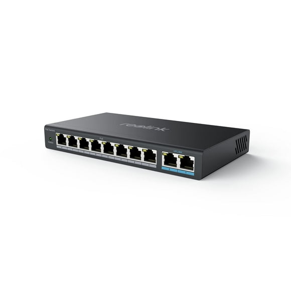 Conmutador PoE REOLINK RLA-PS1 8 puertos PoE 2 Gigabit Uplink 120 W