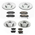 thumbnail image 3 of PowerStop Front and Rear Z23 Evolution Sport Carbon-Fiber Ceramic Brake Pad and Drilled & Slotted Rotor Kit Fits: HONDA Select Models K706, 3 of 10