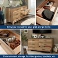 thumbnail image 3 of Sauder Rosedale Ranch Engineered Wood Dresser in Timber Oak Finish, 3 of 11