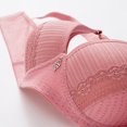thumbnail image 6 of Wutalume Women's Full Coverage Lace Bras - Wireless Full Cup Bra, Soft Breathable Lace Bra for Everyday Comfort and Style,Pink 38, 6 of 8