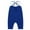 Blue, variant on Toimothcn Toddler Baby Girls Romper Jumpsuit Sleeveless Casual Solid Color Cotton Romper Soft Loose Breathable Jumpsuits Suitable For Dailywear