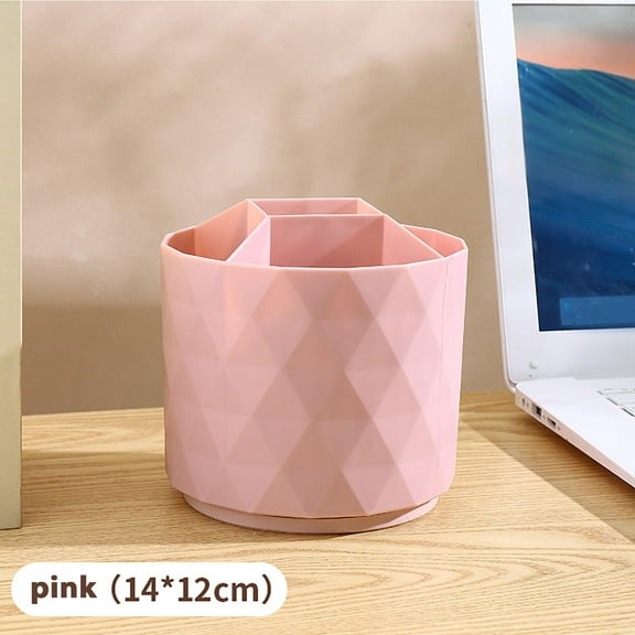 sruoe Pencil Holder, Pencil Holder Cup Work Place, Unique Pen Holder, Pencil Holders and Pencil Cups, Pen Holder Cup for Desk Single Piece, Plastic