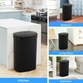 thumbnail image 4 of Automatic Trash Can for Kitchen, 13 Gallon Trash Can with Lid Plastic Garbage Can Waste Bin with Motion Sensor for Bedroom, Bathroom, Office, Living Room (Black), 4 of 8
