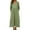 Womens Satin Dress Green, variant on OSFVNOXV Casual Dresses for Women 2025 Casual V-Neck Peasant Dress High Waist Loose Fit Solid Color Tunic Long Dress