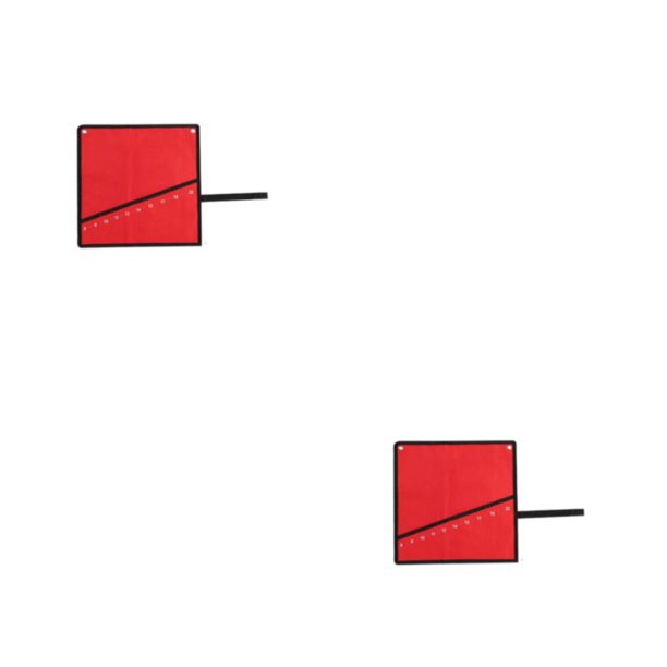 Bolsas portátiles para llaves Riwesomey Organizadores de herramientas resistentes al desgarro e impermeables rojo paquete de 10