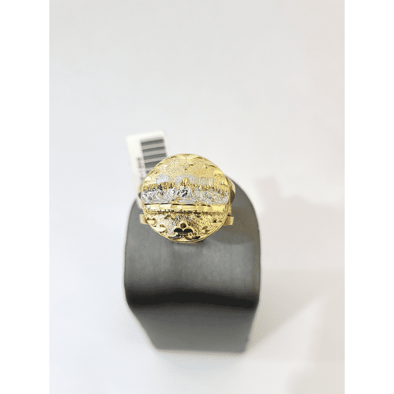 Real 10k Last Supper Ring Yellow Gold Men 10Kt Genuine (Size:6;)