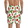 thumbnail image 4 of Lsque Strawberry Mens Sleep Pajama Shorts,Short Pajama Pants, Cotton Ultra-Soft Knit-4X-Large, 4 of 9