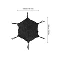 thumbnail image 2 of PAMINGONO Filet d'Ombrage pour Trampoline Noir, Couverture Pare-Soleil Extérieure Robuste avec Matériau Résistant aux Uv, 2 of 6