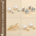 thumbnail image 4 of DF Earring Backs for Droopy Ears Heavy Earrings - Replacements Locking Ear Supports | 6 Pairs Secure Stud Clutches for Sensitive Skin(Studs 5), 4 of 15