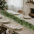thumbnail image 2 of AHeartcove 6FT Real Touch Cedar Christmas Garland - Artificial Greenery for Fireplace Mantel, Staircase & Door Decor, Indoor/Outdoor Holiday Christmas Decorations, 2 of 13