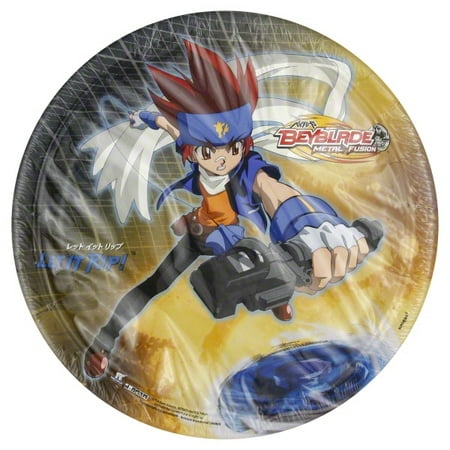 Beyblade Large Paper Plates (8ct) (Beyblades Best To Worst)