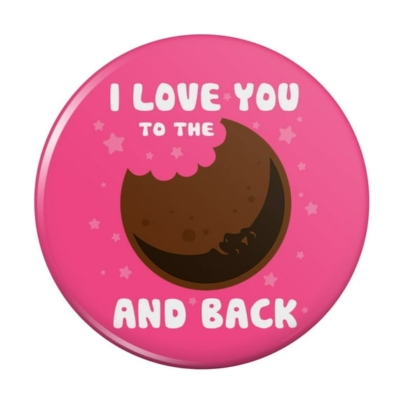 I Love You to the MoonPie and Back Kitchen Refrigerator Locker Button Magnet