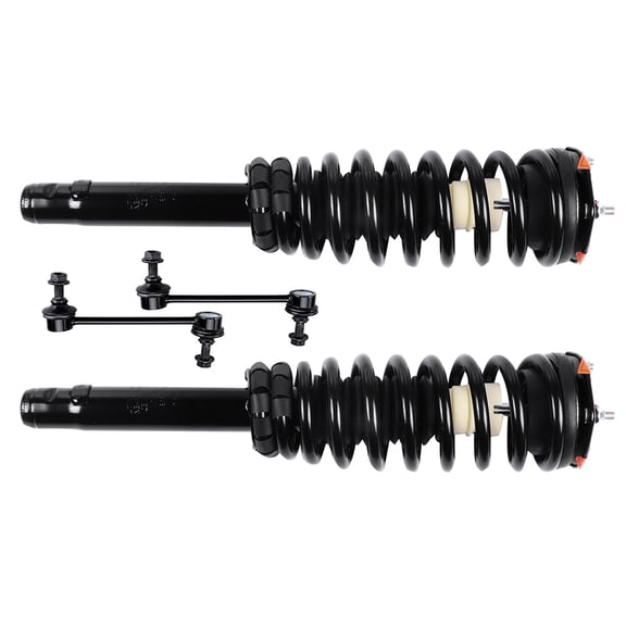 CCIYU Complete Suspension Kit Fits 10 11 12 for Fusion, 10 11 for Mercury Milan Includes Strut Spring Assembly, Stabilizer Bar Link Fits select: 2010-2012 FORD FUSION SE, 2010 MERCURY MILAN PREMIER