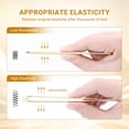 thumbnail image 5 of NAGARAKU AG Series High-Density Fiber Tip Anti-Slip Professional Tweezers for Eyelash Extensions AG-09, 5 of 7