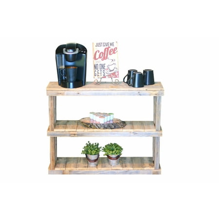 - Three Tier Natural Console