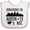 White and Pink, variant on Inktastic Austin Texas Someone Loves Me Skyline Boys or Girls Baby Bib