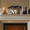 thumbnail image 6 of Decozen Wooden Love Letters Sculpture – Gift for Mom or Dad on Mother’s Day, Father’s Day, or Birthday – Acacia Wood Figurine Decor for Home, Office, Tabletop, or Mantle, 6 of 8
