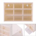 thumbnail image 5 of Portable Plastic 9 Lattice Mini Cabinets Drawer Jewelry Cosmetic Storage Box White, 5 of 5