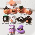 thumbnail image 3 of Mini colección de dibujos animados de Halloween, cabujones de resina de espalda plana, álbum de recortes, accesorios de decoración artesanal de joyería, 10 piezas, 3 of 4