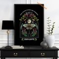thumbnail image 3 of Vintage Gothic Wall Art Dark Academia Witchy Wall Decor Edgar Allan Poe Aesthetic Bedroom Wall Decor Retro Luna Moth Moon Wall Art Nouveau Prints Posters 16x24in Unframed, 3 of 14