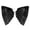 Matte Black, variant on IKON MOTORSPORTS, Rear Aprons Compatible With 2020-2023 Tesla Model Y All Models 4-Door, PP Rear Splitter Canards 2PCS
