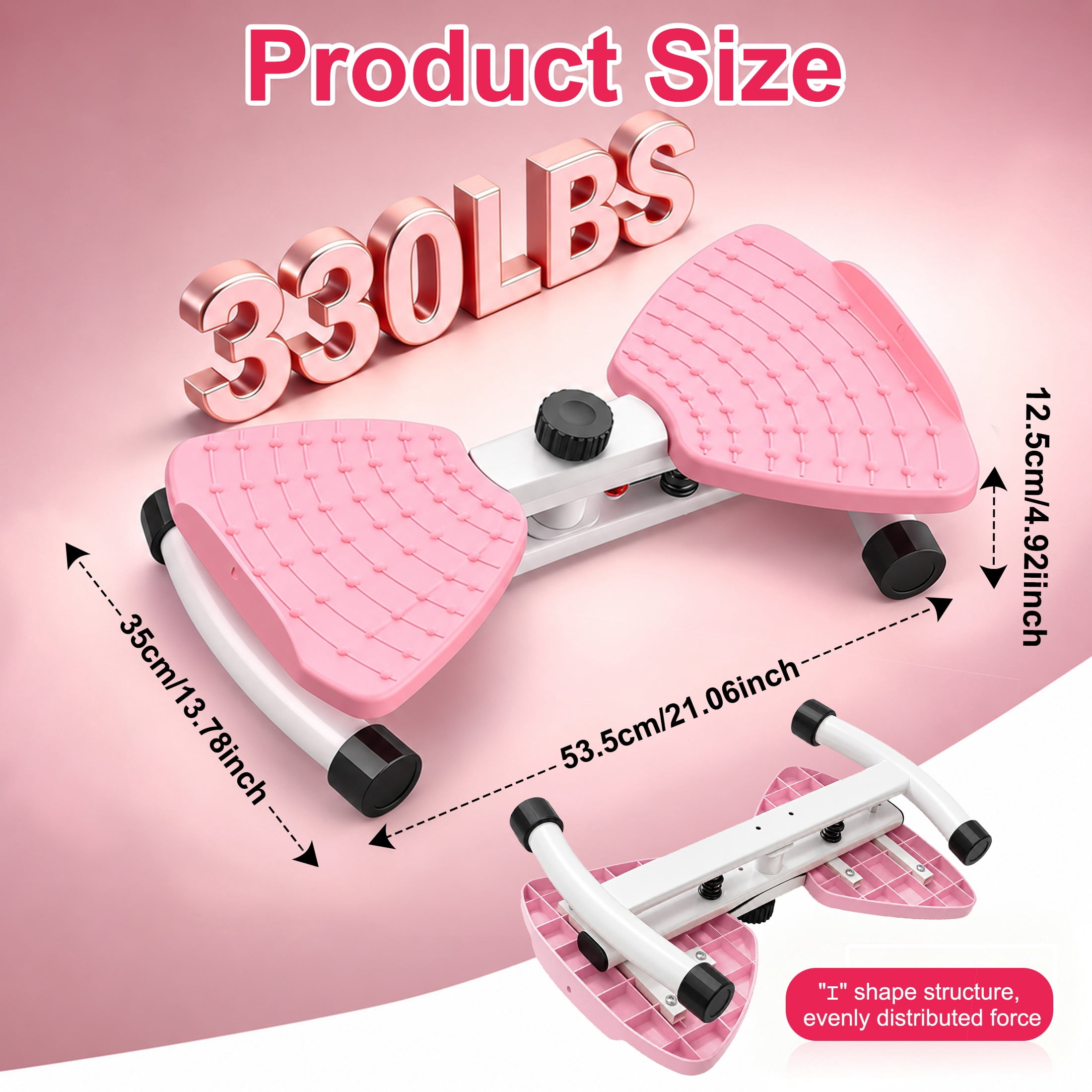 Waist Twister, 330LBS Weight Capacity Waist Twister for Women