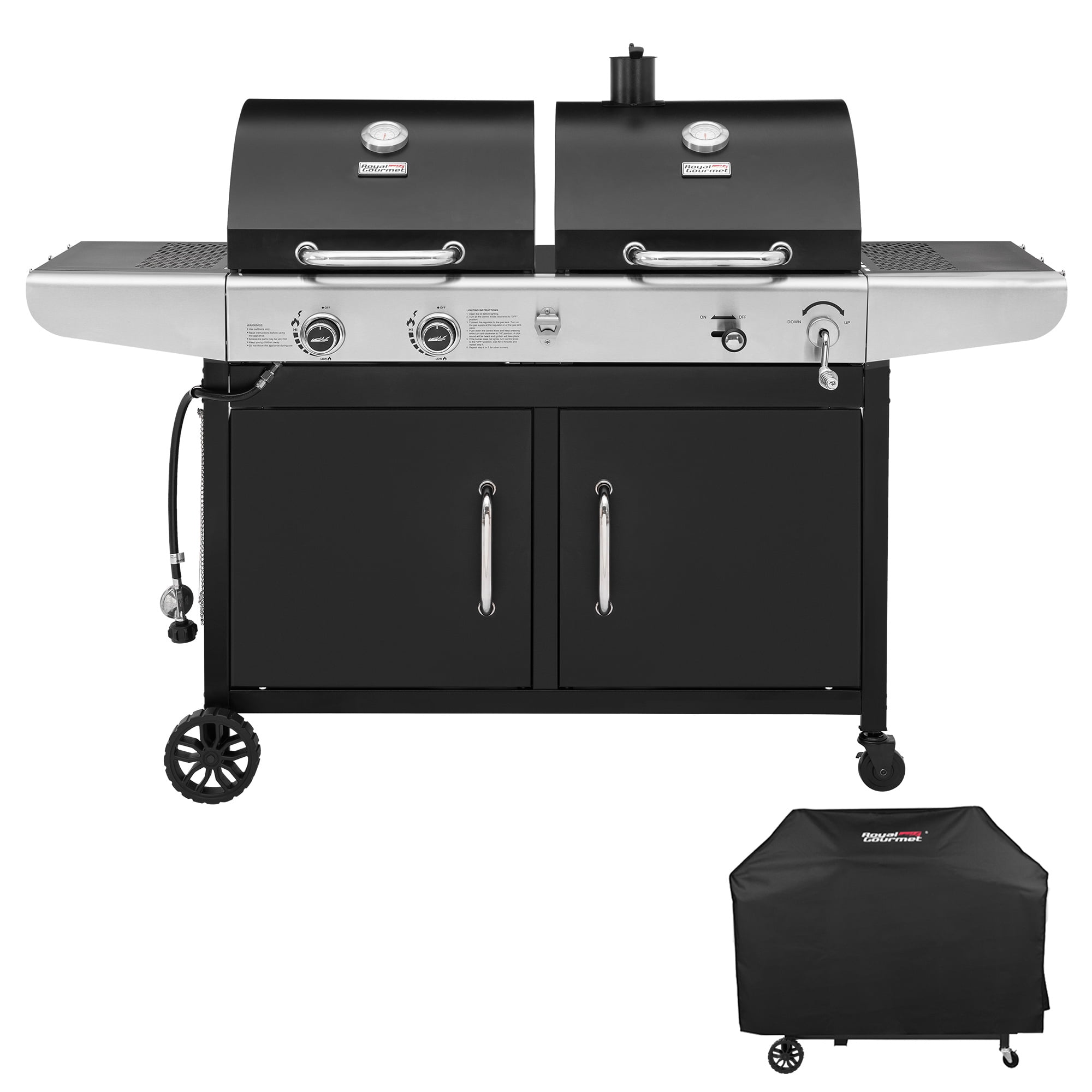 Royal Gourmet 2-Burner Dual-Fuel Grill