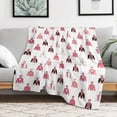 thumbnail image 5 of Horse Racing Jockey Silks Blush Pink Blanket Soft Throw Warm Lightweight Plush Blanket for Couch Bed Sofa, 5 of 5