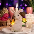thumbnail image 4 of Easter Outdoor Solar Garden Light with Bunny and Statue, Resin Yard Decor for Holiday Decoration and Nighttime Ambiance, 4 of 6
