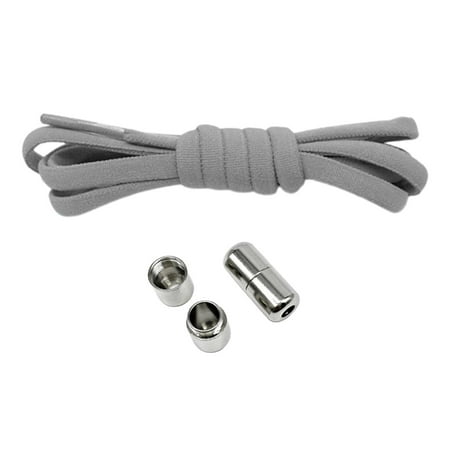 

Elastic Shoelaces Semicircle for Boots Running Shoes Children Gray