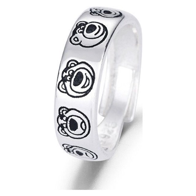 Sanrio Melody Kuromi Hello Kitty Cinnamoroll lindo anillo de pareja hombre y mujer Anime protagonista ajustable novia joyería xuanjing unisex