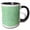 Black/White, variant on 3drose, Green Glitter, 11oz Mug