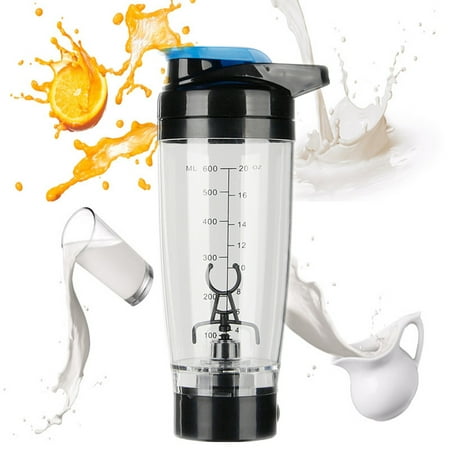 600ml Automatic Protein Shake Bottle Tornado Mixer Cup Cyclone Self Stirring Mixer/ Shaker/Blender (not include (Best Blender To Make Protein Shakes)