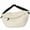 White, variant on Fanny and Waist Packs Womens Summer Fashionable Plaid Pattern Zipper Belt Bag