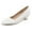 White PU, variant on BOCCA Women's Low Heel Mary Jane Shoes Slip On Round And Closed Toe Party Pumps for Summer Dress Wedding Or Party