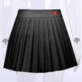 thumbnail image 6 of Fesfesfes Women Skirt Sexy Cute Pattern Skirt Thin Sexy Short Side Zipper Pleated Skirt, 6 of 9