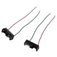 thumbnail image 2 of 5pcs 4.3" Wire Leads Black Battery Storage Slot Holder 1 X 12v 23a/27a, 2 of 5
