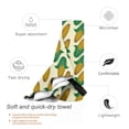 thumbnail image 3 of Daiia Corn 8 Pattern Quick Dry Towel, Super Absorbent Travel Towel with Hanging Loop & Carabiner, Lightweight Compact Fast-Drying Microfiber Towel-, 3 of 8