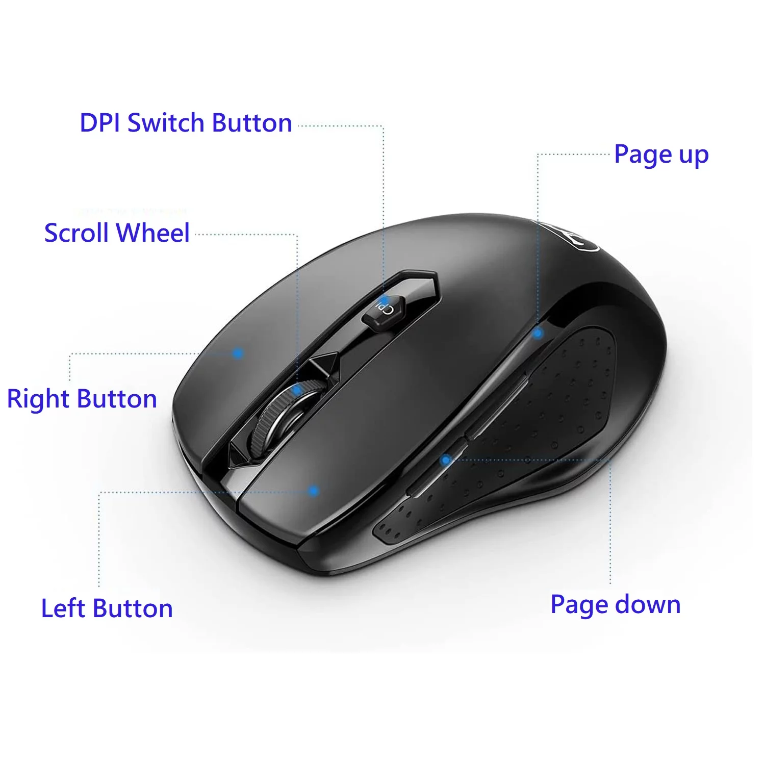 VicTsing 2.4G Wireless Ergonomic Computer Mouse photo 5
